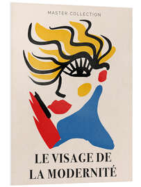 Hartschaumbild Le Visage de la modernité II