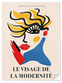 Sticker mural Le Visage de la modernité II