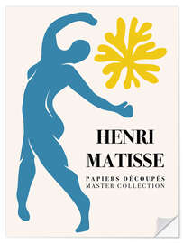 Sticker mural Henri Matisse - Papiers Découpés