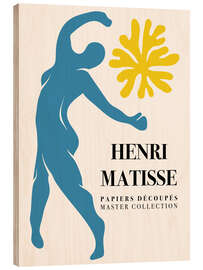 Print på træ Henri Matisse - Papiers Découpés