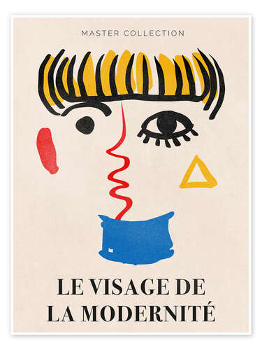 Poster Le Visage de la modernité I