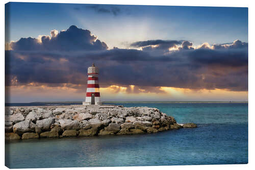 Leinwandbild Leuchtturm bei Punta Cana, Domenikanische Republik