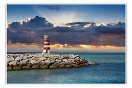 Poster  Lighthouse at Punta Cana, Dominican Republic - Jörg Gamroth