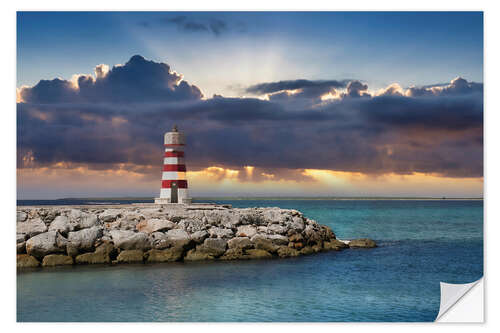 Naklejka na ścianę Lighthouse at Punta Cana, Dominican Republic