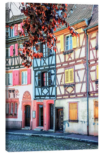 Leinwandbild Colmar-Fassade