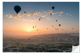 Sisustustarra Sky full of hot air balloons in Kapadockia, Turkey