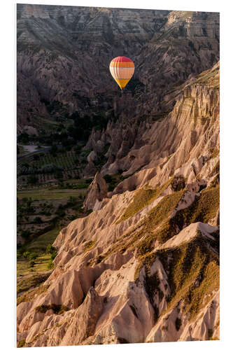 PVC print Hot air balloon over the landscape of Cappadocia