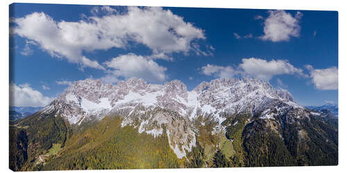 Canvas print Autumn at the Wilder Kaiser in Tyrol