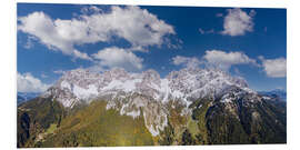 Foam board print Autumn at the Wilder Kaiser in Tyrol