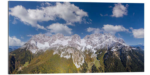 Gallery print Autumn at the Wilder Kaiser in Tyrol