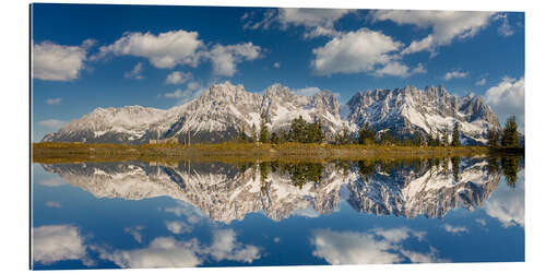 Quadro em plexi-alumínio Wilder Kaiser in Tyrol