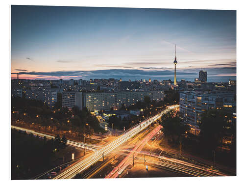 Foam board print United Nations Square in Berlin