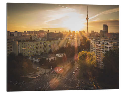 Galleritryk Sunset at the television tower