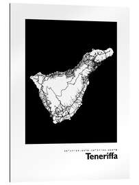 Gallery print Tenerife map