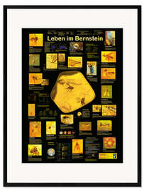 Kehystetty taidepainatus Life in Amber (German)