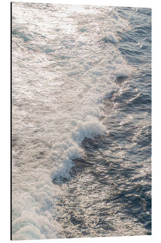 Obraz na aluminium Waves at sunset