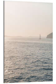 Magnettafel Sonnenuntergang am Mittelmeer