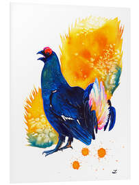 Foam board print Black Grouse