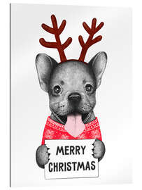 Gallery print Merry Christmas - christmas dog