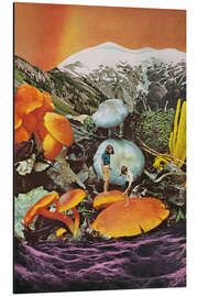 Magnettafel Leuchtende Pilze