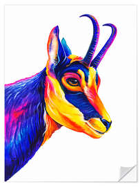 Sticker mural Chamois