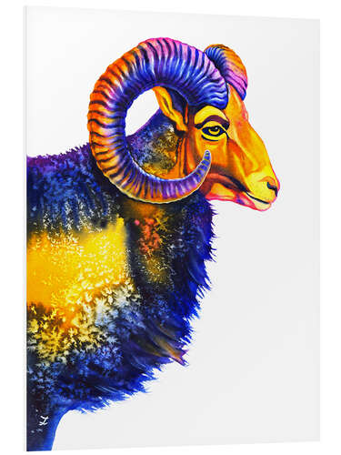 PVC print Mouflon