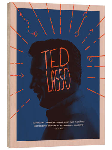 Holzbild Ted Lasso