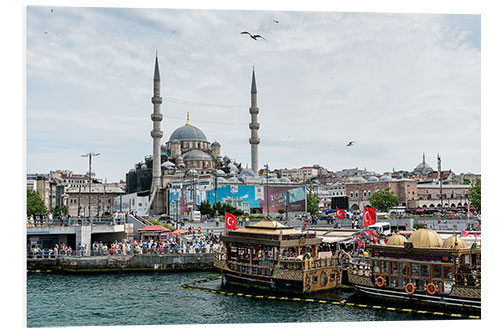 Foam board print The port of Istanbul