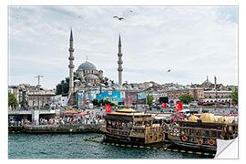 Naklejka na ścianę The port of Istanbul