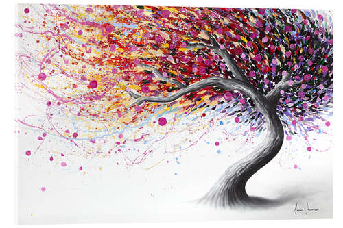 Acrylic print Fanciful floral tree