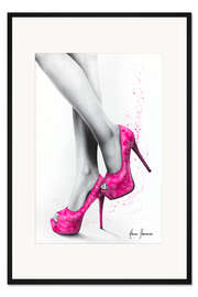 Gerahmter Kunstdruck Die Mode fühlen