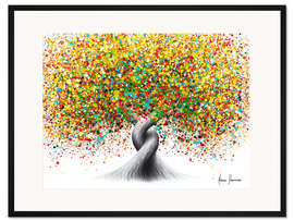 Gerahmter Kunstdruck Baum der Einheit