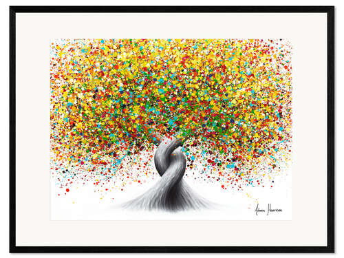 Stampa artistica con cornice Tree of Unity