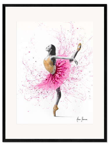 Ingelijste kunstdruk Magnolia Ballerina