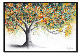 Gerahmter Kunstdruck Chili-Pfeffer-Baum