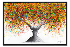 Gerahmter Kunstdruck Gesichter des Harmoniebaums