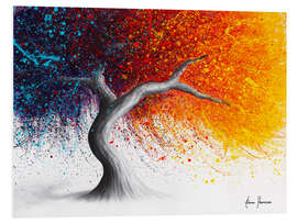 Quadro em PVC Fire and Passion Tree