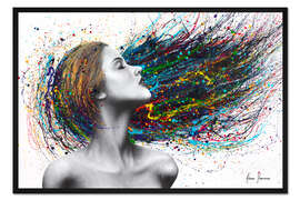 Gerahmter Kunstdruck Obsidian