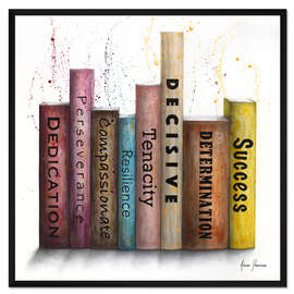 Gerahmter Kunstdruck Weg zum Erfolg