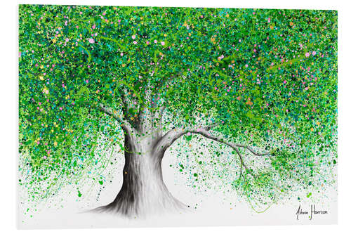 Tableau en PVC Green blossom tree