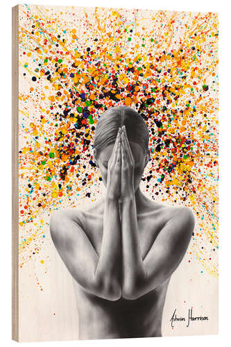 Obraz na drewnie Inhale the future, exhale the past