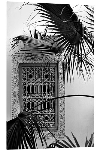 Acrylic print Palm trees and garden dreams in the Orient