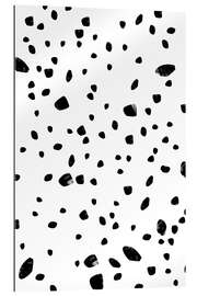 Tableau en plexi-alu Black universe on white