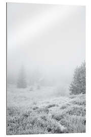 Gallery print The house in the fog forest