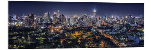 Foam board print Bangkok Panorama I