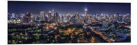 Foam board print Bangkok Panorama I