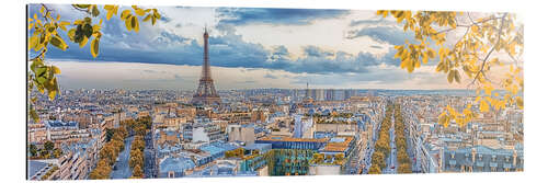 Quadro em plexi-alumínio Paris Panorama