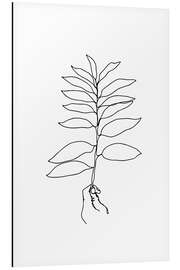 Magnettafel Hand und Blatt