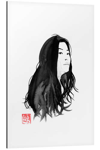 Tableau en aluminium Woman face