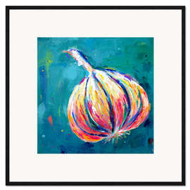 Stampa artistica con cornice Garlic